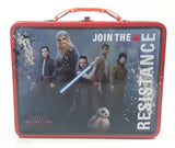 2017 Star Wars The Last Jedi Join The Resistance Embossed Tin Metal Lunch Box