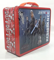 2017 Star Wars The Last Jedi Join The Resistance Embossed Tin Metal Lunch Box