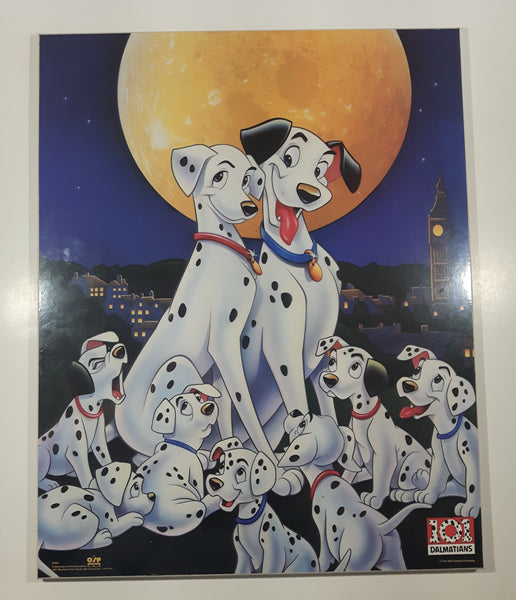 1990s OSP The Walt Disney Company 101 Dalmatians 16" x 20" Hardboard Wood Plaque Wall Hanging