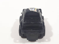 Unknown Brand No 0002 Stubby Black Plastic Die Cast Toy Car Vehicle