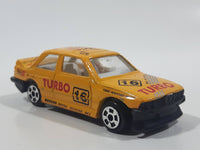 Unknown Brand Turbo #16 Yellow Die Cast Toy Car Vehicle