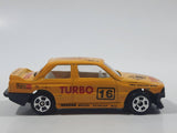 Unknown Brand Turbo #16 Yellow Die Cast Toy Car Vehicle