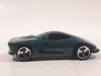 1997 Hot Wheels Buick Wildcat Metallic Green Die Cast Toy Car Vehicle