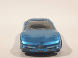 Maisto '97 Chevrolet Corvette Metallic Light Blue Die Cast Toy Car Vehicle
