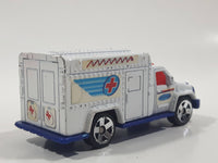 2002 Matchbox Ambulance White Die Cast Toy Emergency Rescue Vehicle McDonald's Happy Meal