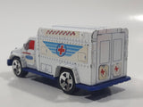 2002 Matchbox Ambulance White Die Cast Toy Emergency Rescue Vehicle McDonald's Happy Meal