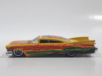 2003 Hot Wheels Radical Wrestlers '59 Custom Cadillac Yellow Die Cast Toy Classic Car Vehicle
