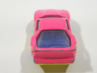 1994 Matchbox Pontiac Firebird Racer Hot pink and Fluorescent Yellow Die Cast Toy Car Vehicle