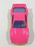 1994 Matchbox Pontiac Firebird Racer Hot pink and Fluorescent Yellow Die Cast Toy Car Vehicle