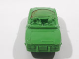 Vintage Tomte Laerdal Stavangar Norway Convertible Green Rubber Die Cast Toy Car Vehicle 4" Long