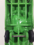 Vintage Tomte Laerdal Stavangar Norway Convertible Green Rubber Die Cast Toy Car Vehicle 4" Long