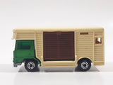 Vintage 1977 Lesney Matchbox Superfast No. 40 Bedford Horse Box Truck Green and Beige Die Cast Toy Car Vehicle