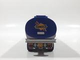 Rare Vintage Majorette Super Movers Semi Tractor Truck and Tanker Trailer Sunoco Blue and Yellow 1/60 Scale Die Cast Toy Car Vehicle