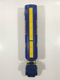 Rare Vintage Majorette Super Movers Semi Tractor Truck and Tanker Trailer Sunoco Blue and Yellow 1/60 Scale Die Cast Toy Car Vehicle
