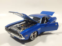 2005 Maisto Pro Modz 1970 Dodge Challenger R/T Blue 1/24 Scale Die Cast Toy Car Vehicle