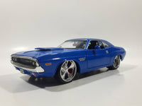 2005 Maisto Pro Modz 1970 Dodge Challenger R/T Blue 1/24 Scale Die Cast Toy Car Vehicle