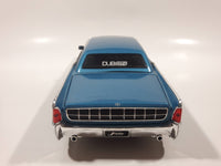 Jada Dub City No. 90609 1963 Lincoln Continental Blue 1/24 Scale Die Cast Toy Car Vehicle with Suicide Doors