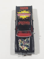 2002 Johnny Lightning Marvel The Amazing Spider-Man 1974 Dodge Monaco Black Die Cast Toy Car Vehicle