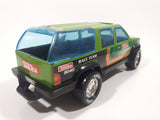 2002 Hasbro Tonka Off-Road 8040 Race Team Green Pressed Steel and Plastic Die Cast Toy Car Vehicle