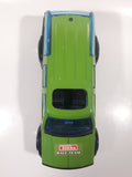 2002 Hasbro Tonka Off-Road 8040 Race Team Green Pressed Steel and Plastic Die Cast Toy Car Vehicle