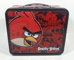 2013 Rovio Entertainment Angry Birds Red Embossed Tin Metal Lunch Box