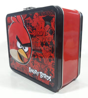 2013 Rovio Entertainment Angry Birds Red Embossed Tin Metal Lunch Box