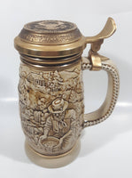 1987 Avon Ceramarte Brazil The Gold Rush San Francisco California 8 1/4" Tall Ceramic Collector's Stein