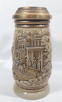 1987 Avon Ceramarte Brazil The Gold Rush San Francisco California 8 1/4" Tall Ceramic Collector's Stein