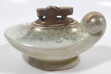 Vintage Genie Bottle Shaped Porcelain Lustreware Table Top Lighter Made in Japan