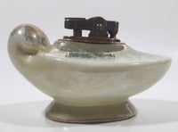 Vintage Genie Bottle Shaped Porcelain Lustreware Table Top Lighter Made in Japan