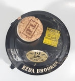 Vintage 1968 Ezra Brooks Real Sippin' Whiskey 12 Years Proof Cast Iron Pot Belly Cook Stove Oven 9" Tall Liquor Bottle Decanter