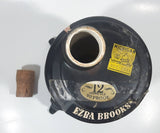Vintage 1968 Ezra Brooks Real Sippin' Whiskey 12 Years Proof Cast Iron Pot Belly Cook Stove Oven 9" Tall Liquor Bottle Decanter