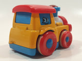 Train Locomotive Red Yellow Blue Plastic Toy Vehicle