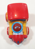 Train Locomotive Red Yellow Blue Plastic Toy Vehicle