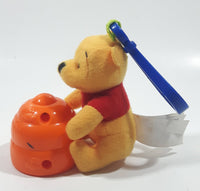 2001 McDonald's Disney The Book of Pooh Winnie The Pooh Plastic and Plush Clip On 3" Tall Toy Figure