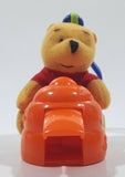 2001 McDonald's Disney The Book of Pooh Winnie The Pooh Plastic and Plush Clip On 3" Tall Toy Figure