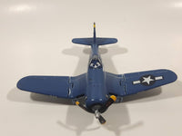 Disney Pixar Planes Skipper VF-17 Airplane Dark Blue 5" Long Die Cast Toy Aircraft with Folding Wings
