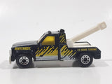 1998 Matchbox Motor Sports GMC Wrecker Truck 24 Hour Towing Black Die Cast Toy Car Vehicle