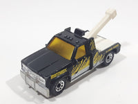 1998 Matchbox Motor Sports GMC Wrecker Truck 24 Hour Towing Black Die Cast Toy Car Vehicle