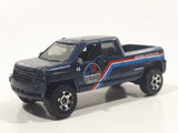 2010 Matchbox Construction GMC Terradyne Metalflake Blue Die Cast Toy Car Vehicle