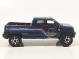 2010 Matchbox Construction GMC Terradyne Metalflake Blue Die Cast Toy Car Vehicle