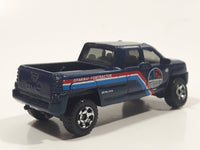 2010 Matchbox Construction GMC Terradyne Metalflake Blue Die Cast Toy Car Vehicle