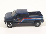 2010 Matchbox Construction GMC Terradyne Metalflake Blue Die Cast Toy Car Vehicle