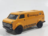 2009 Matchbox City Action Chevy Van Yellow Die Cast Toy Car Vehicle