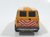 2009 Matchbox City Action Chevy Van Yellow Die Cast Toy Car Vehicle