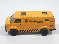 2009 Matchbox City Action Chevy Van Yellow Die Cast Toy Car Vehicle