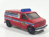 2006 Matchbox Fire Ford Panel Van Paramedic Red Die Cast Toy Car Vehicle