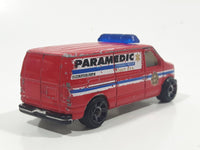 2006 Matchbox Fire Ford Panel Van Paramedic Red Die Cast Toy Car Vehicle