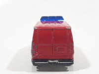 2006 Matchbox Fire Ford Panel Van Paramedic Red Die Cast Toy Car Vehicle