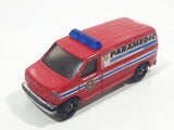 2006 Matchbox Fire Ford Panel Van Paramedic Red Die Cast Toy Car Vehicle